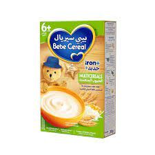 BEBE CEREAL MULTICEREALS 200GM حبوب متعددة