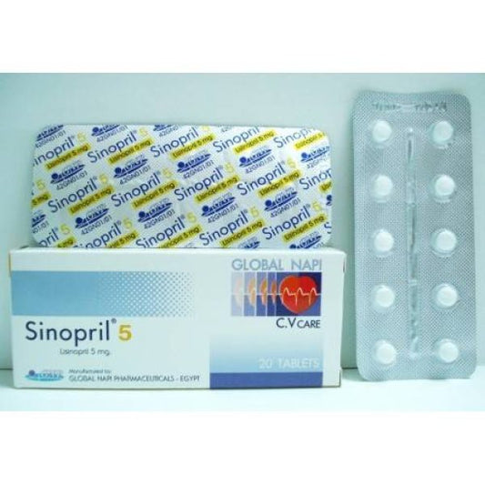 SINOPRIL 5 MG 20 TAB