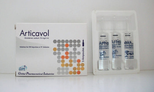 ARTICAVOL 75 MG 3 AMP