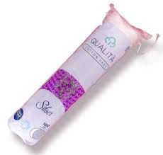 وسادات قطنية كواليتا فضية، 100 قطعة، وجهين