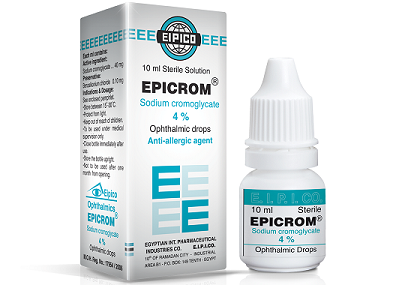 EPICROM 4% E .DROPS 10ML