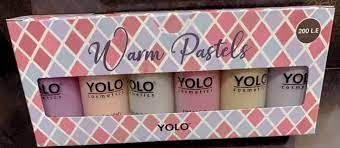 مجموعة طلاء أظافر يولو إصدار محدود (باستيل) 6 قطع