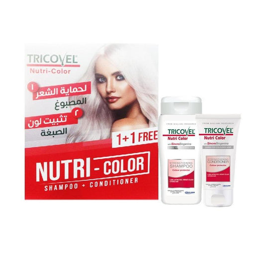 TRICOVEL NUTRI-COLOR SHAMPOO+CONDITIONER 1+1 FREE