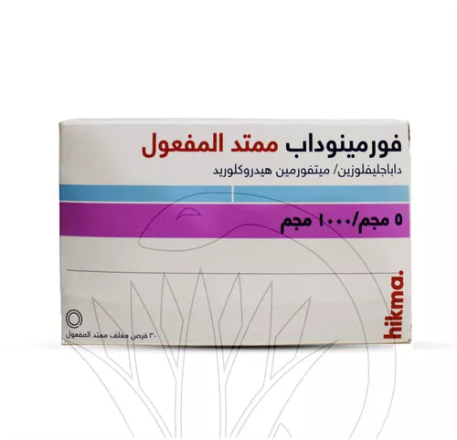 FORMINODAB XR 5/1000 MG 30TAB