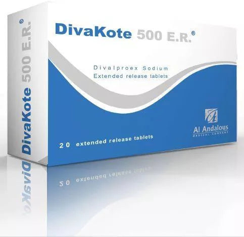 DIVAKOTE 500MG E.R 20 TAB