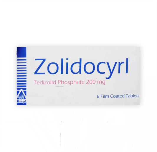 ZOLIDOCYRL 200 MG 6 TAB