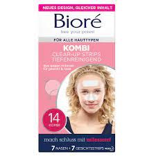 BIORE TIEFENREINIGENDE CLEAR-UP 4 شرائط