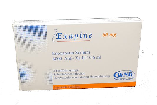 EXAPINE 60MG/0.6ML 2 PREFILLED SYRINGE