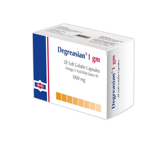DEGREASIAN 1 GM (OMEGA 3 ) 28 S.G. CAP