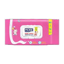 MORE WIPES BABY 75 WIPES