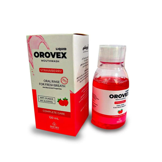 غسول الفم أوروفكس بنكهة الفراولة 120 مل
