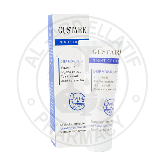 GUSTARE NIGHT CREAM 50GM