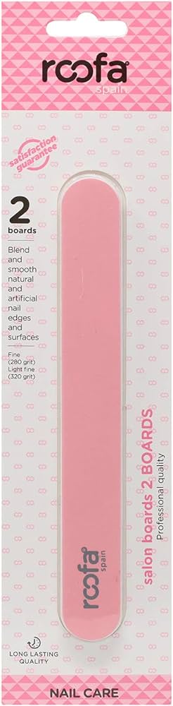 ROOFA SALON 2 BOARD (022NC) مبرد اظافر بينك