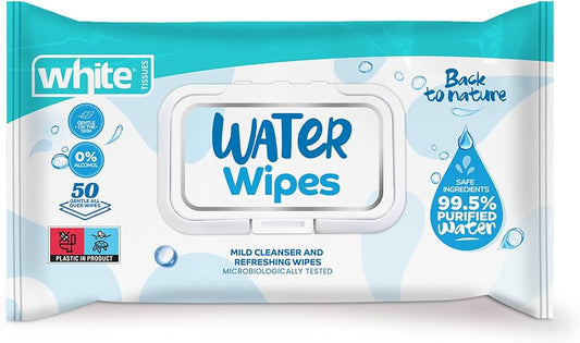 WHITE WATER WIPES 50 WIPES