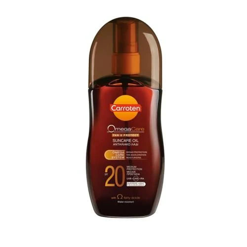 زيت تسمير البشرة كاروتين أوميجا كير بعامل حماية من الشمس SPF20 125 مل