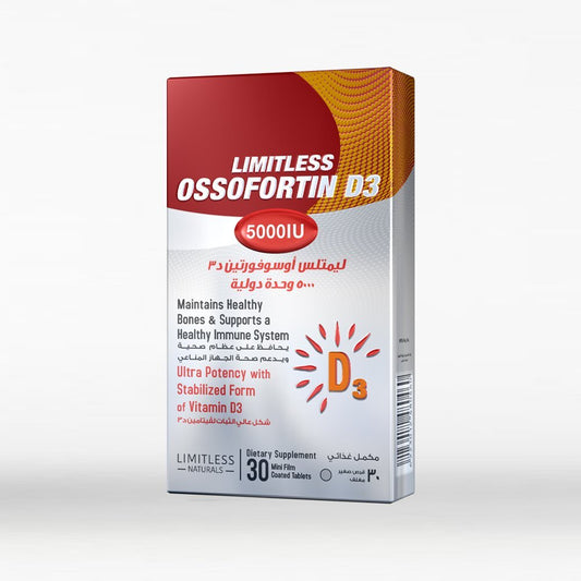LIMITLESS OSSOFORTIN D3 (5.000 I.U.) 30 TAB