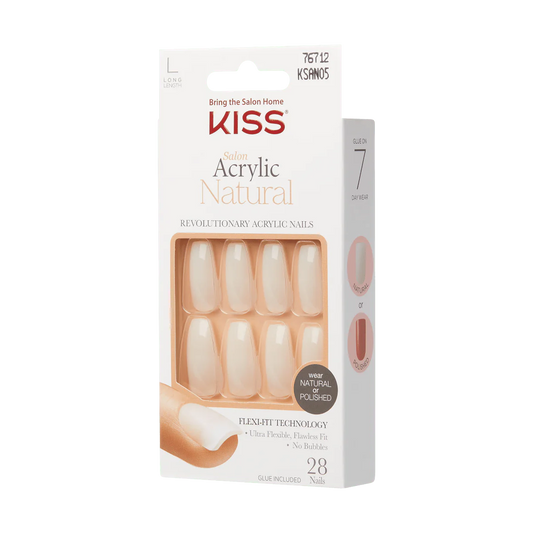 أظافر KISS الأكريليك فائقة الطبيعية (4750)