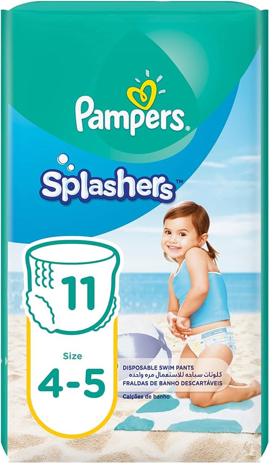 PAMPERS SPLASHERS (4-5) 9-15KG 11 PCS