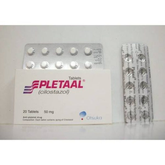 PLETAAL 50MG 20 TAB