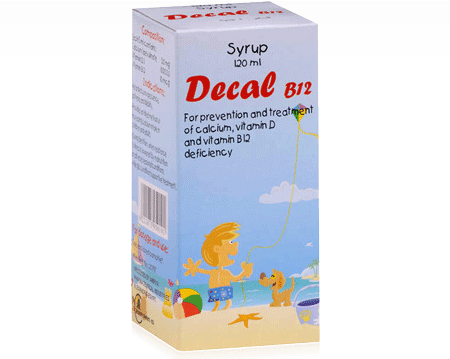 DECAL- B12 SYRUP 120 ML