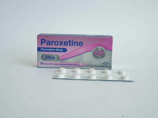 PAROXETINE CR 25 MG 30 TAB