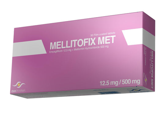 MELLITOFIX MET 12.5/500MG 30TAB