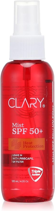 CLARY HAIR MIST HEAT PROTECTION SPF50 120ML