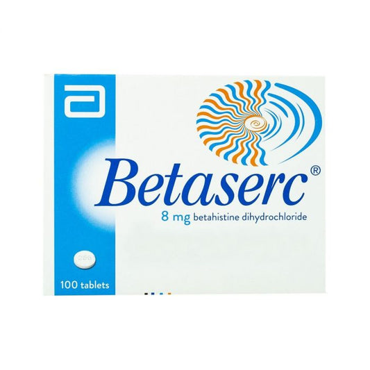 BETASERC 8 MG 100 TAB