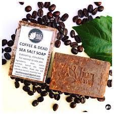 صابون قهوة اللوتس الأسود وملح البحر الميت 90 جرام