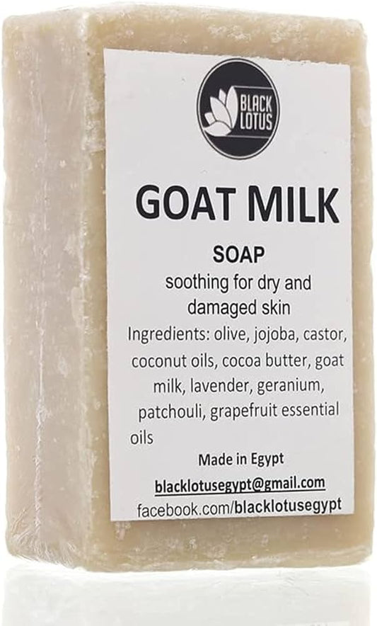 صابون حليب الماعز الأسود من لوتس 90 جرام