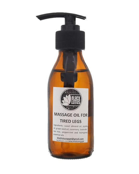 BLACK LOTUS OIL MASSAGE OIL FOR TIRED LEGS 125ML