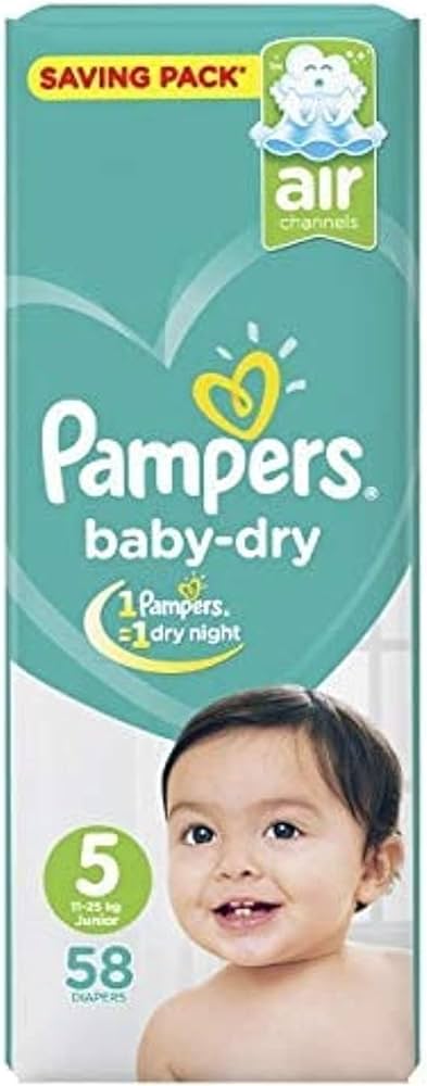 PAMPERS (PANTS 5) JUNIOR (11-25KG) 58PCS