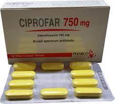 CIPROFAR 750MG 10 TAB