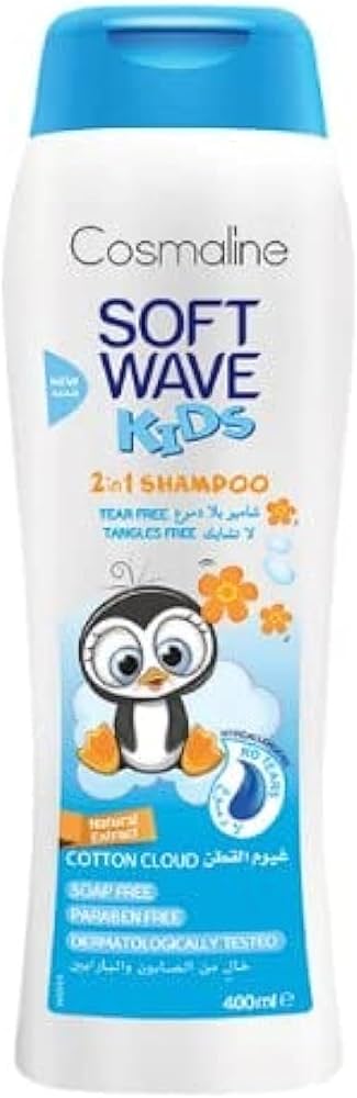 COSMALINE SOFT WAVE SH/KIDS COTTON CLOUD 400ML