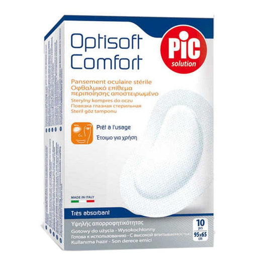 PIC EYE PADS WITH ADHESIVE EDGE