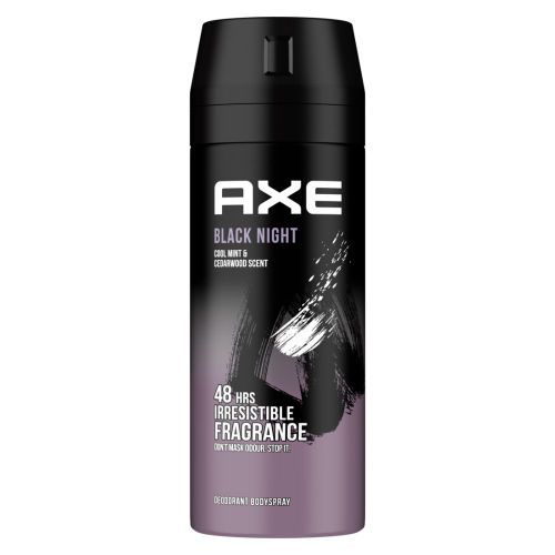AXE BODY SPRAY (BLACK NIGHT) 150ML وفر15ج