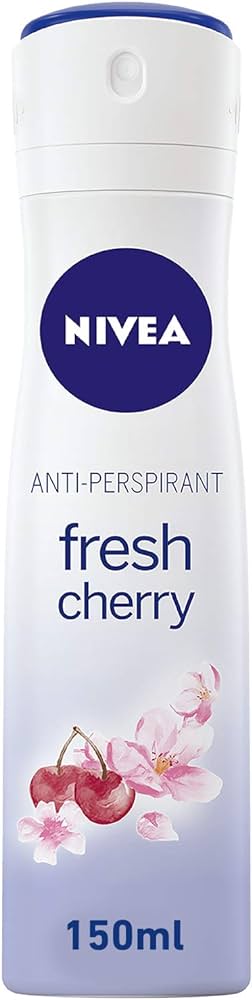 بخاخ مزيل العرق نيفيا (برائحة الكرز المنعش) 150 مل خصم 20