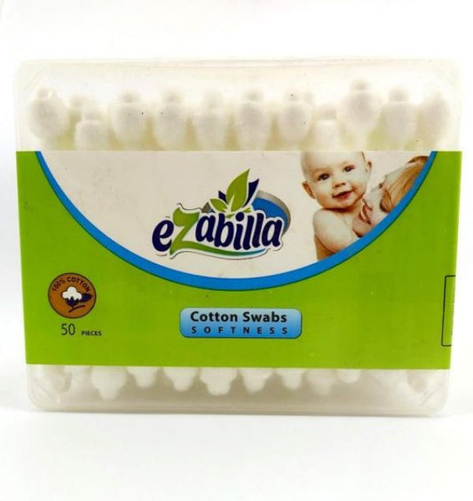 EZABILLA COTTON SWABS KIDS 50PCS قطن اذن