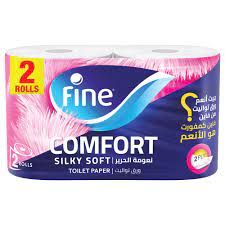 FINE COMFORT TOILET PAPER 2 ROLLS