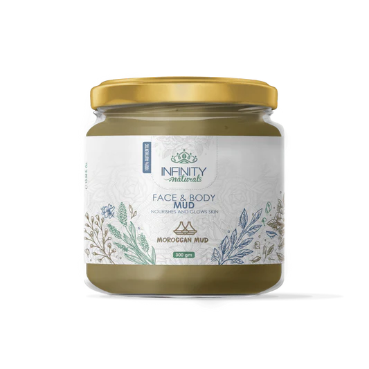 طين مغربي للوجه والجسم من إنفينيتي ناتشورالز، 300 غرام