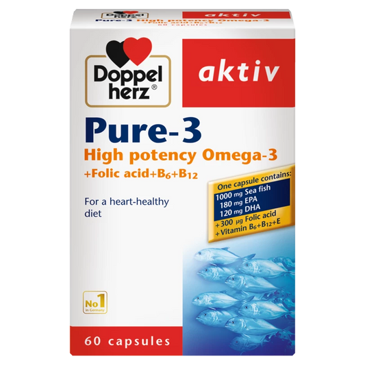 DOPPEL HERZ PURE 3 60CAP
