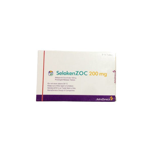 SELOKENZOC 200 MG 28 TAB