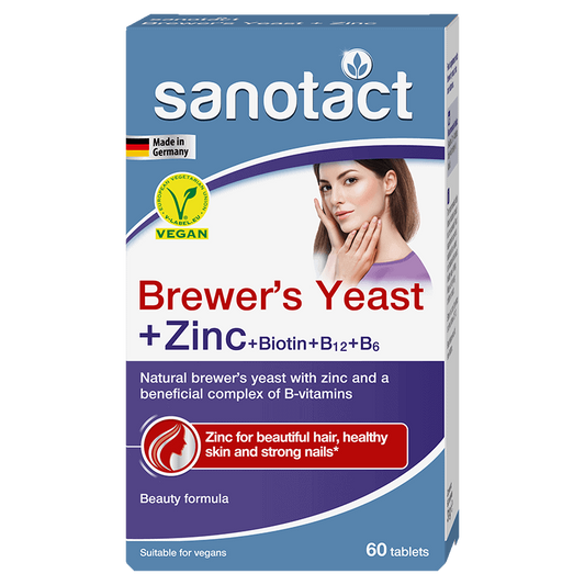 SANOTACT BREWERS YEAST+ZINC 60TAB