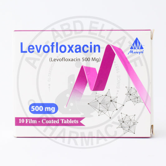 LEVOFLOXACIN-EVA 500 MG 10 F.C.TAB