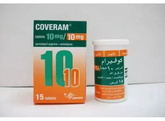 COVERAM 10MG/10 MG 15 TAB