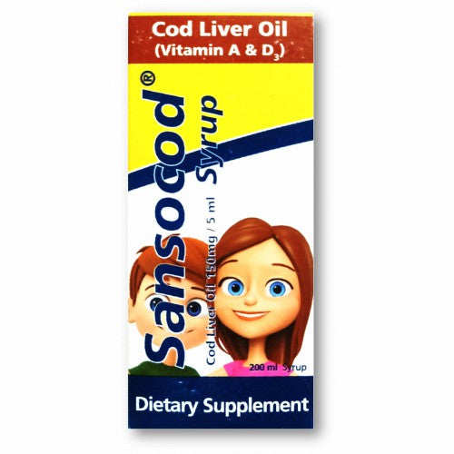 SANSOCOD OMEGA 200 ML SYRUP