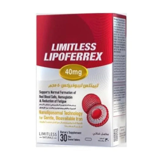 LIMITLESS LIPOFERREX 40 MG 30 TAB