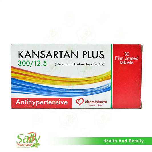 KANSARTAN PLUS 300/12.5 MG 30 TAB