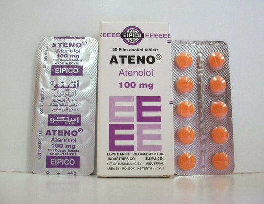 ATENO 100 MG 20 TAB