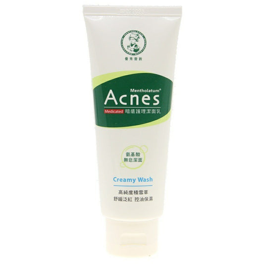MENTHOLATUM ACNES CREAMY WASH CLEANSER 100G